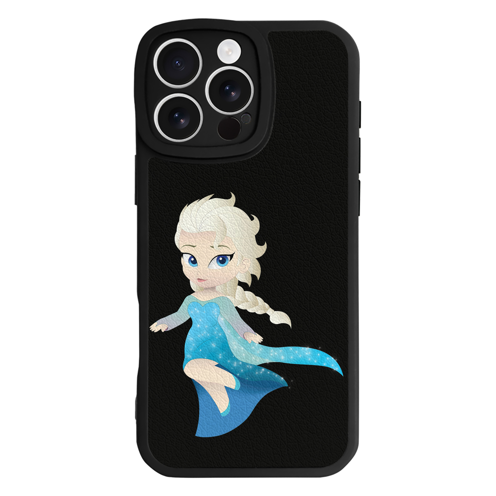 （画像用） アナと雪の女王 アンナ エルサ Frozen Anna Elsa 【iPhone 16シリーズ対応】シリコンスマホケース（レザー調） 材質：シリコン
